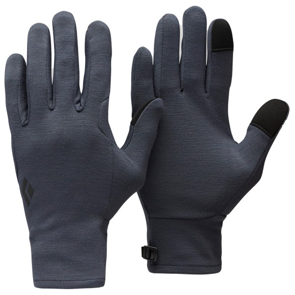 Black Diamond - Midweight Wool Liners - Handschuhe Gr L blau von Black Diamond