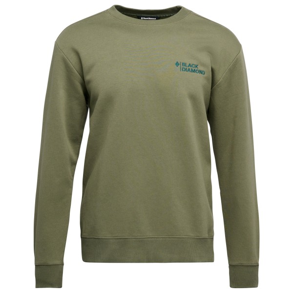 Black Diamond - Mini Stacked Crewneck - Pullover Gr S oliv Black Diamond - Mini Stacked Crewneck - Pullover Gr S oliv von Black Diamond