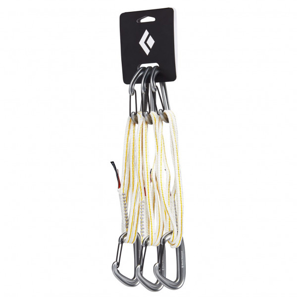 Black Diamond - Miniwire Alpine Quickdraw 3 Pack - Express-Set Gr 60 cm light gray von Black Diamond