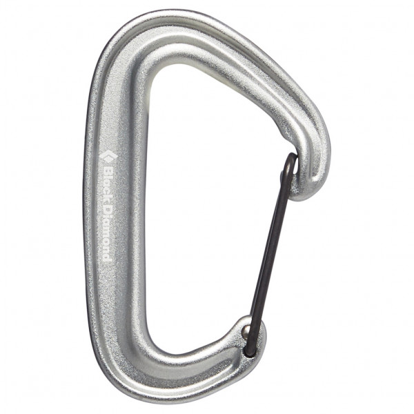 Black Diamond - Miniwire Carabiner - Schnappkarabiner grau von Black Diamond