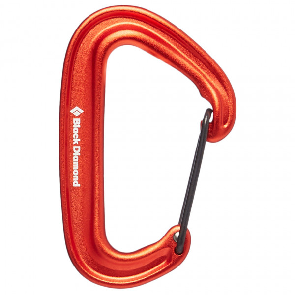 Black Diamond - Miniwire Carabiner - Schnappkarabiner rot Black Diamond - Miniwire Carabiner - Schnappkarabiner rot von Black Diamond