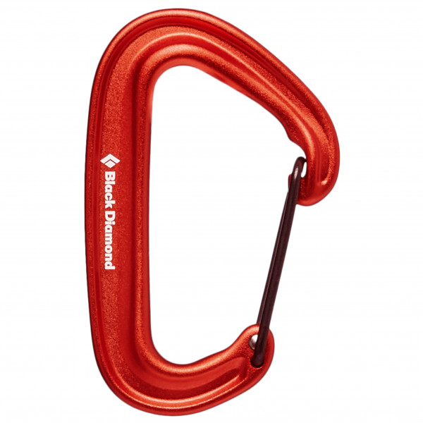 Black Diamond - Miniwire Carabiner - Schnappkarabiner rot von Black Diamond