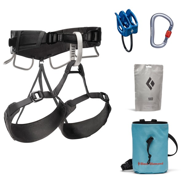 Black Diamond - Momentum 4S - Kletterset Gr XS-M grau von Black Diamond