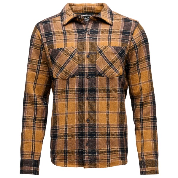 Black Diamond - Project Heavy Flannel - Hemd Gr L;S braun;grün von Black Diamond