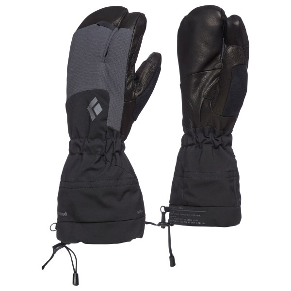 Black Diamond - Soloist Finger Gloves - Handschuhe Gr L;M;S schwarz/grau von Black Diamond