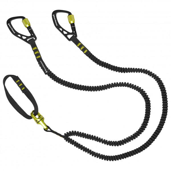 Black Diamond - Spinner Leash - Fangleine schwarz/grün von Black Diamond