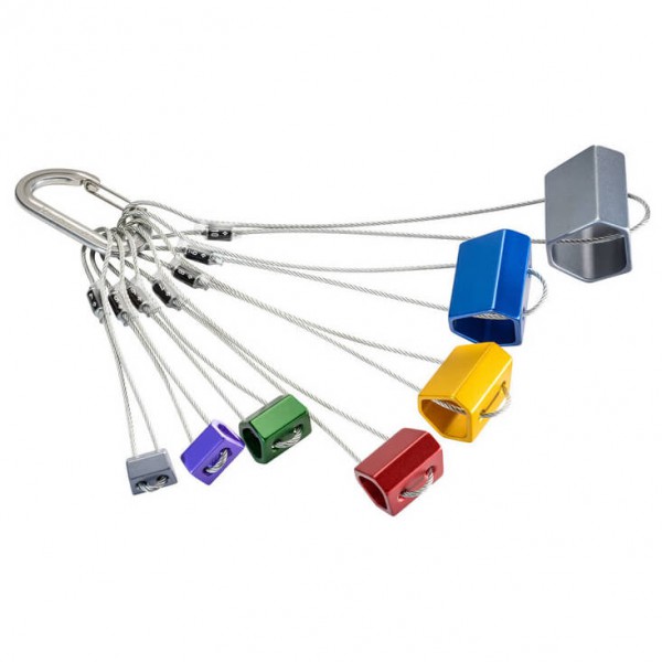 Black Diamond - Wired Hexentrics - Klemmkeil Gr Set 4-10 inkl. Karabiner multicolor von Black Diamond