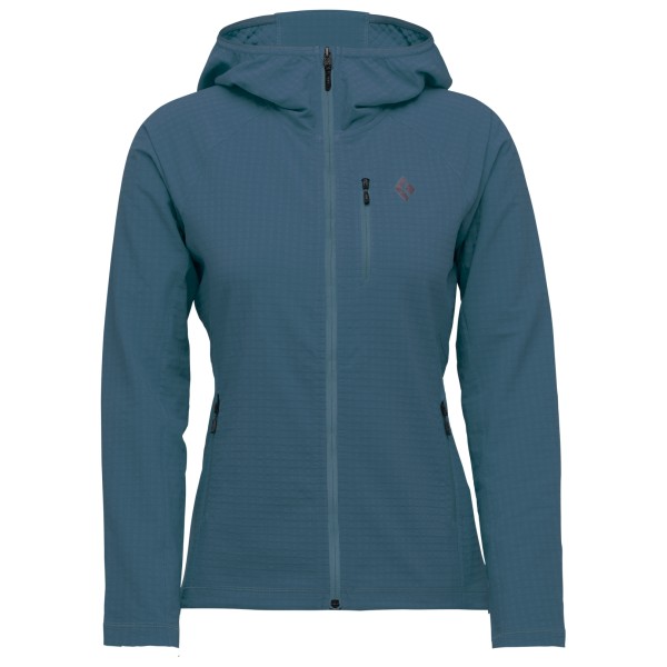 Black Diamond - Women's Coefficient Storm Full Zip Hoody - Fleecejacke Gr M blau von Black Diamond