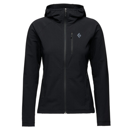 Black Diamond - Women's Coefficient Storm Full Zip Hoody - Fleecejacke Gr XS schwarz von Black Diamond