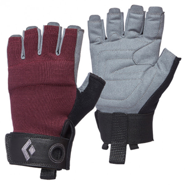 Black Diamond - Women's Crag Half-Finger Gloves - Handschuhe Gr S;XS grau von Black Diamond