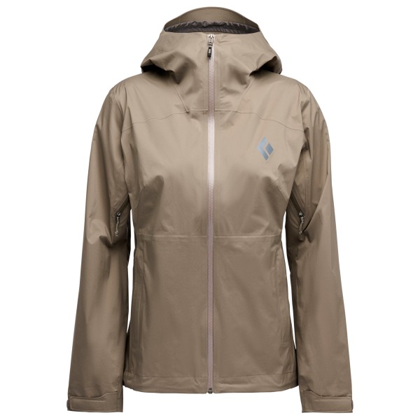 Black Diamond - Women's Fineline Stretch Shell - Regenjacke Gr M walnut von Black Diamond