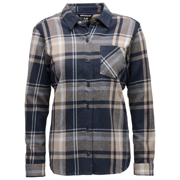 Black Diamond - Women's Project Flannel - Hemd Gr L grau von Black Diamond