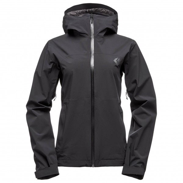 Black Diamond - Women's Stormline Stretch Rain Shell - Regenjacke Gr XS grau/schwarz von Black Diamond