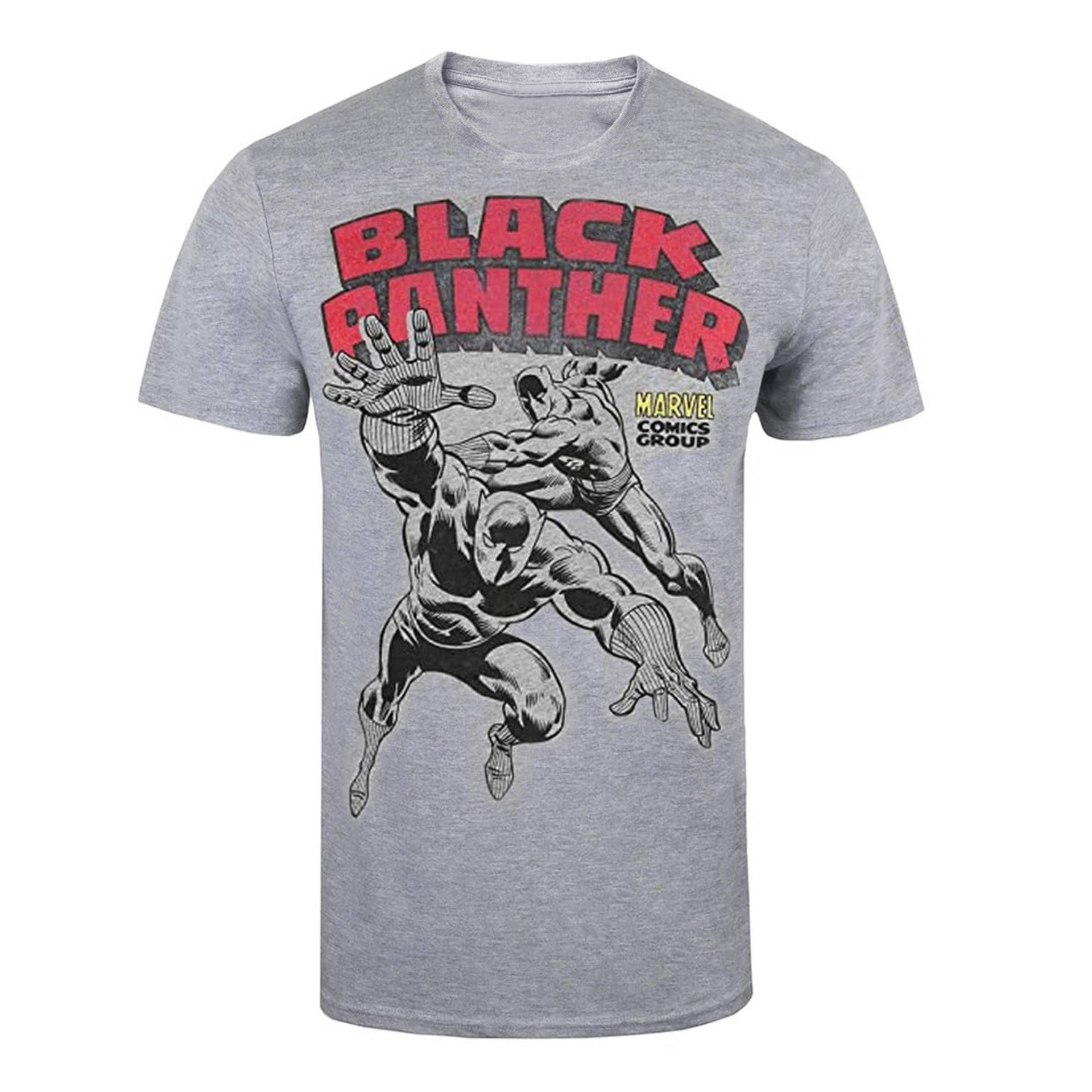 Combat Tshirt Herren Grau L von Black Panther