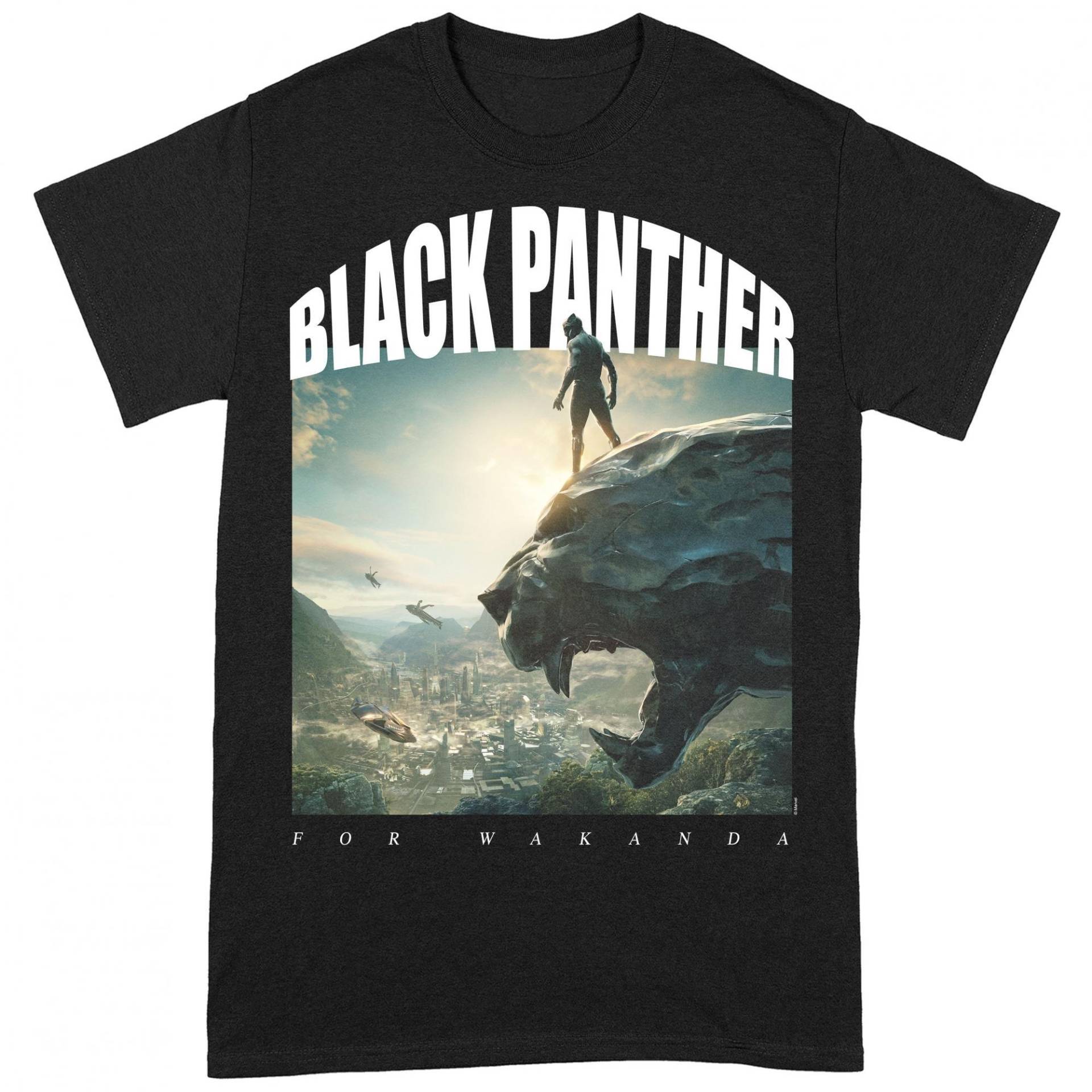 Black Panther - For Wakanda TShirt, für Herren, Schwarz, Größe M von Black Panther