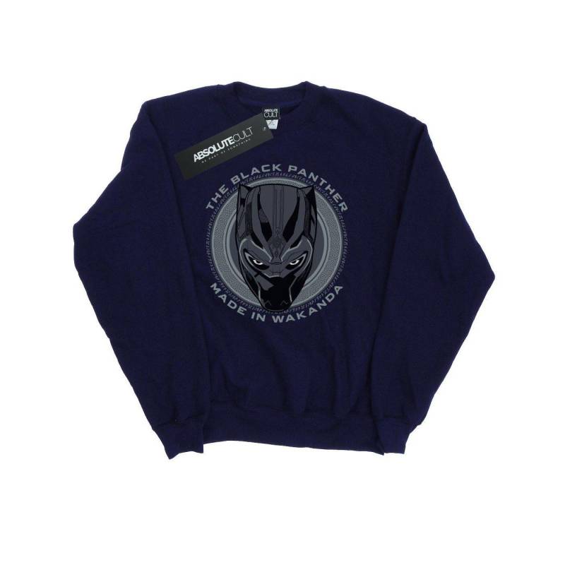 Made In Wakanda Sweatshirt Damen Marine L von Black Panther