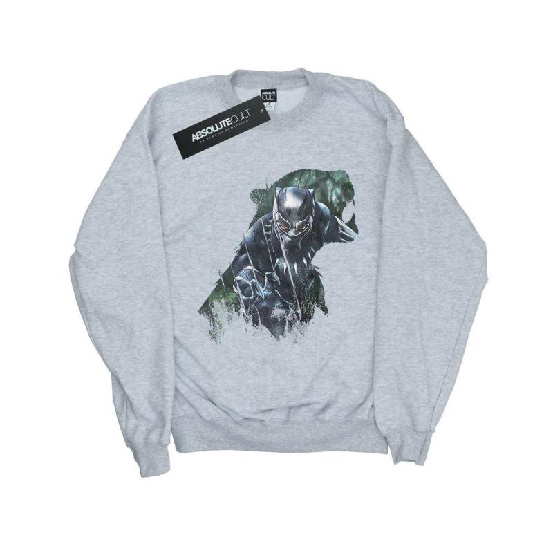 Sweatshirt Jungen Grau 116 von Black Panther