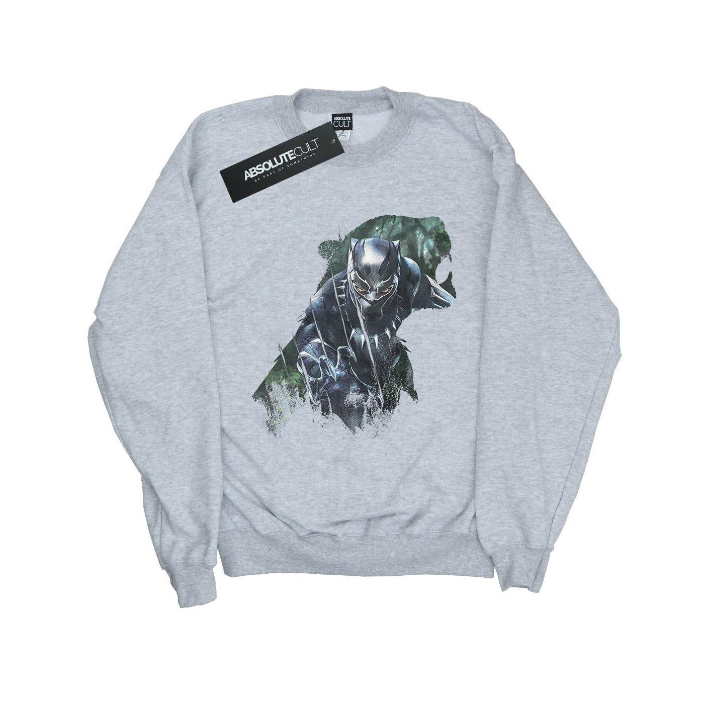 Sweatshirt Jungen Grau 140/146 von Black Panther