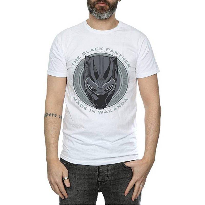 Black Panther - TShirt, für Herren, Weiss, Größe M von Black Panther