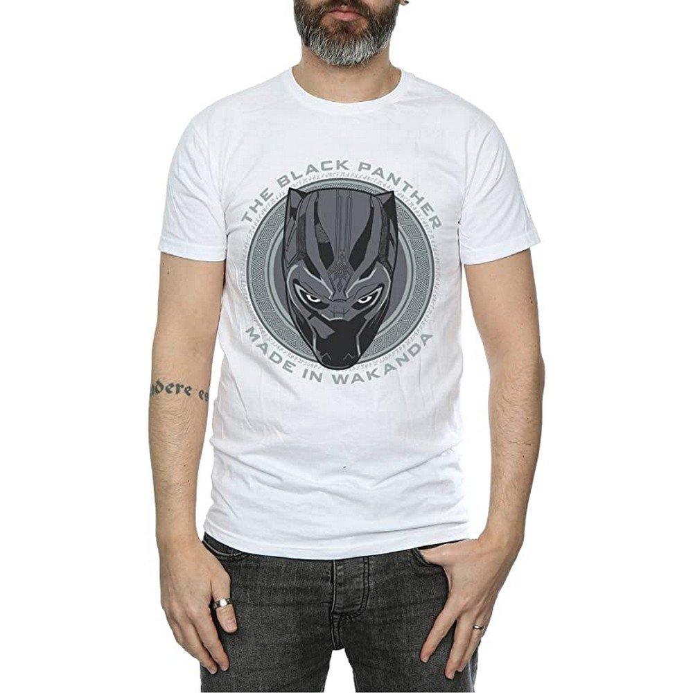 Tshirt Herren Weiss S von Black Panther