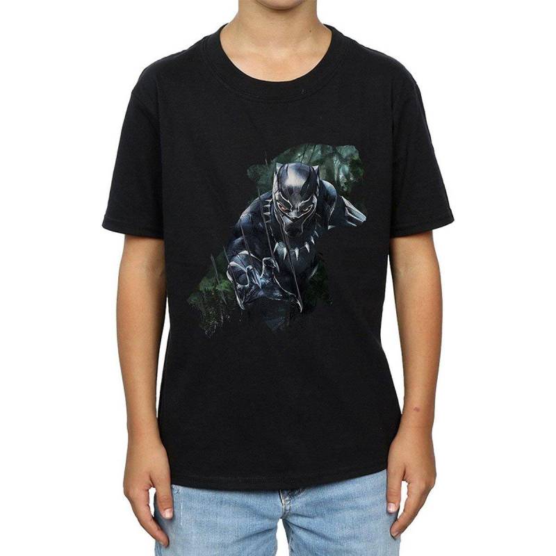 Tshirt Jungen Schwarz 116 von Black Panther