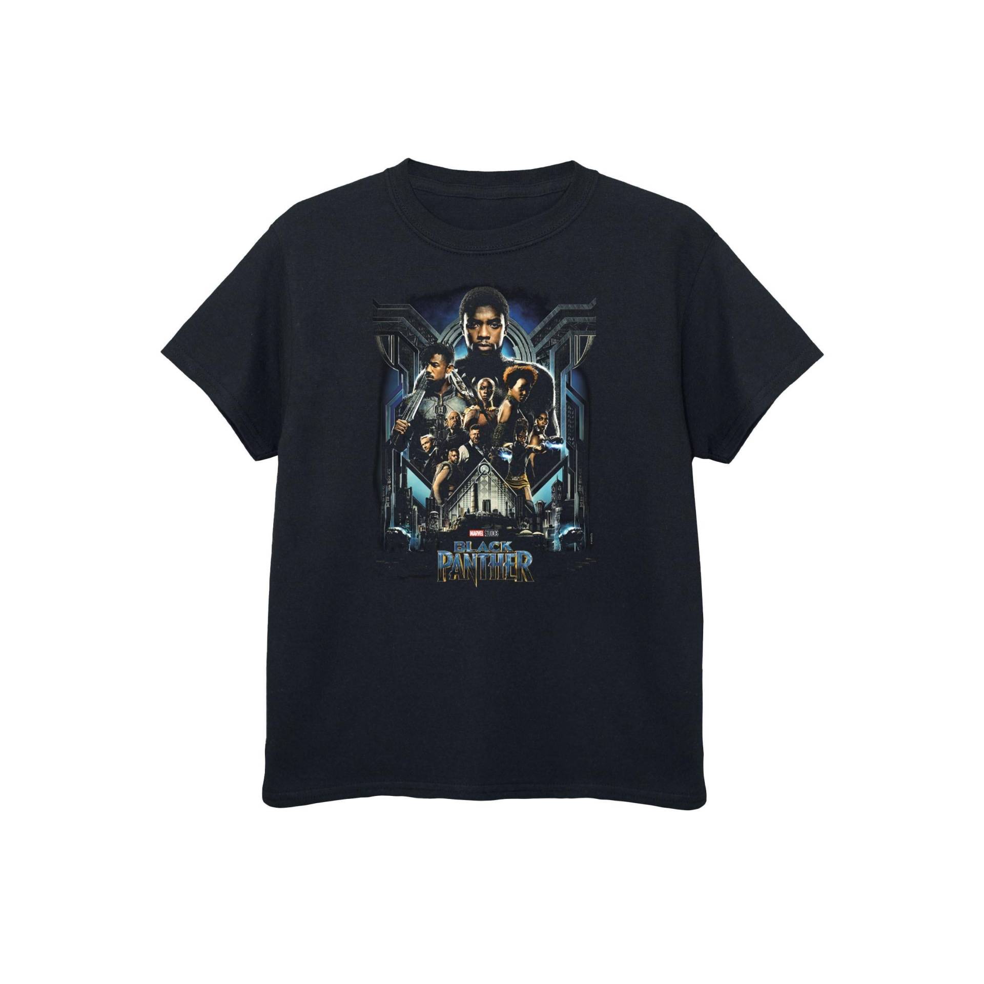 Black Panther - TShirt, 116, Schwarz von Black Panther