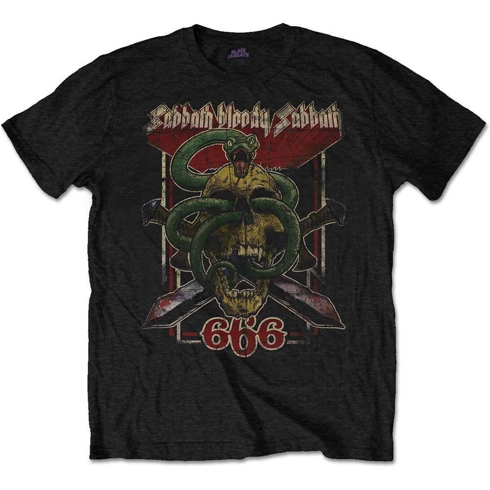 Bloody 666 Tshirt Damen Schwarz M von Black Sabbath