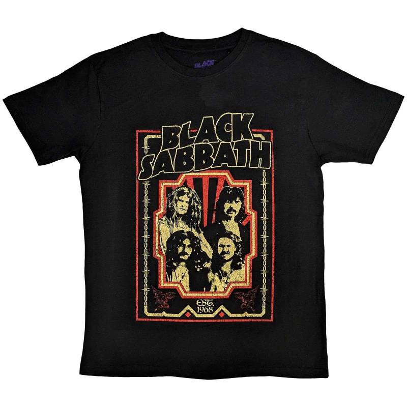 Black Sabbath - Est 1968 TShirt, für Damen, Schwarz, Größe M von Black Sabbath