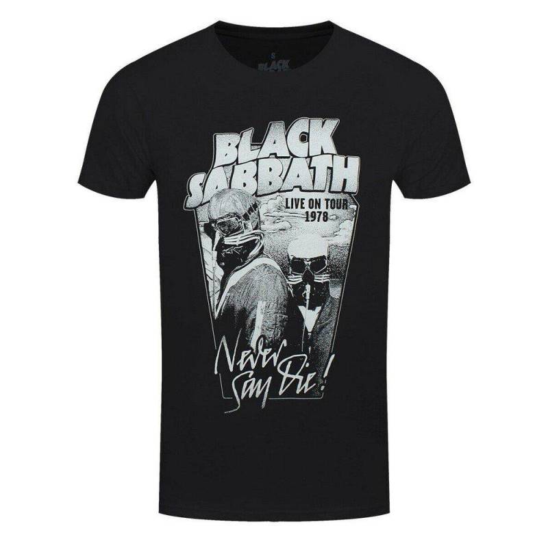 Black Sabbath - Never Say Die TShirt, für Damen, Schwarz, Größe S von Black Sabbath