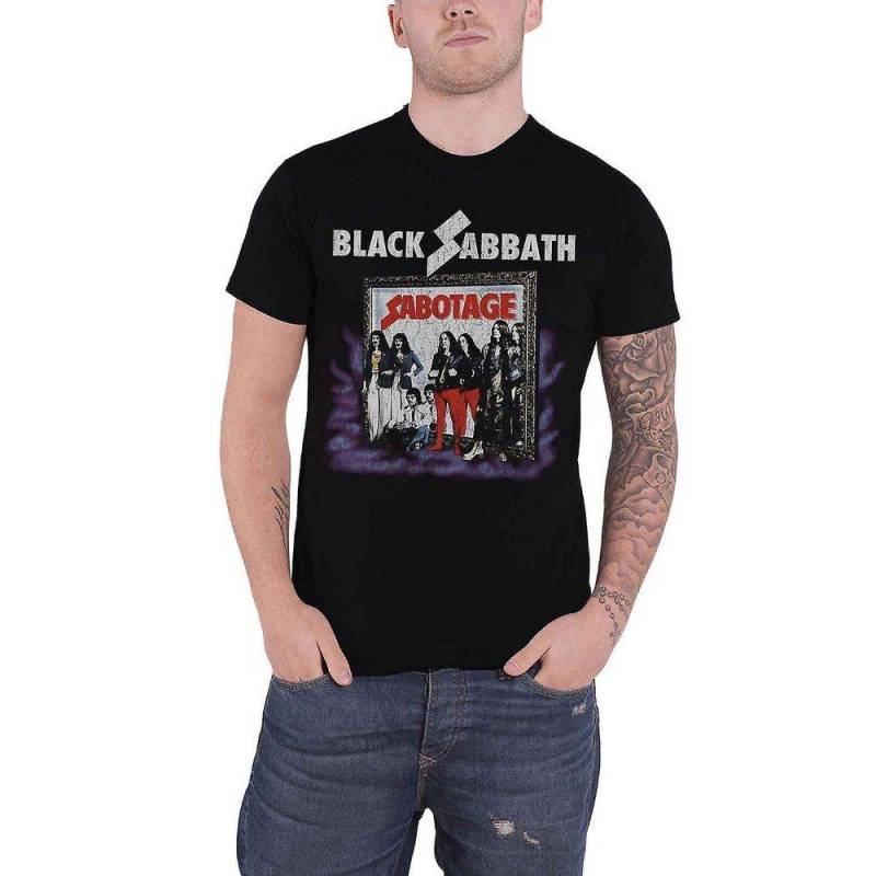 Sabotage Tshirt Damen Schwarz M von Black Sabbath