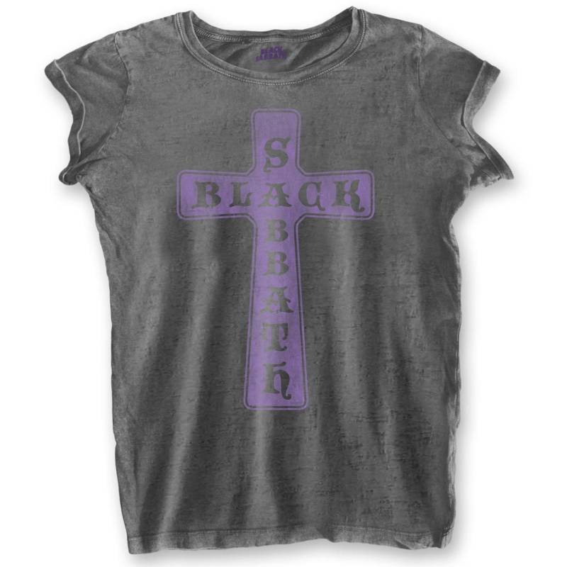 Tshirt Damen Grau M von Black Sabbath