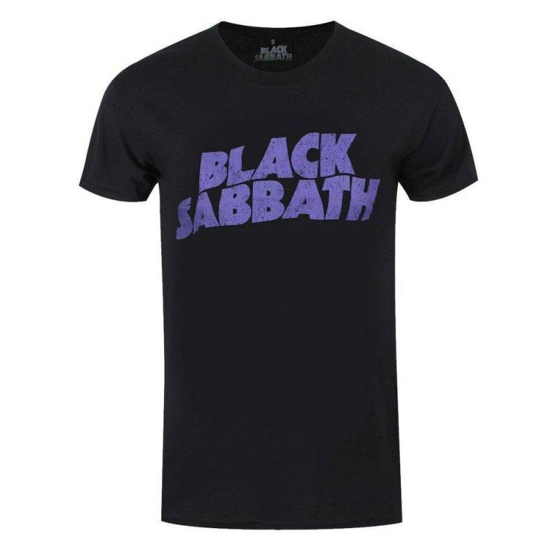 Tshirt Logo Damen Schwarz L von Black Sabbath