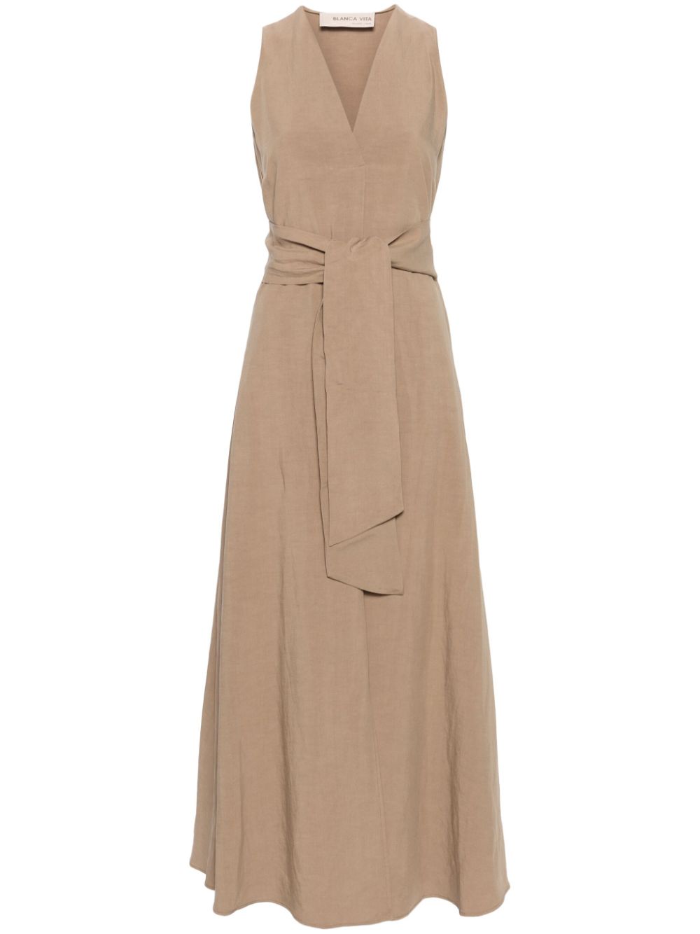 Blanca Vita Aralia belted maxi dress - Neutrals von Blanca Vita