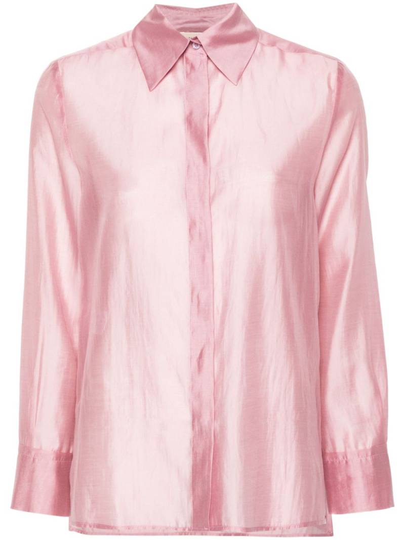 Blanca Vita Cedry semi-sheer shirt - Pink von Blanca Vita