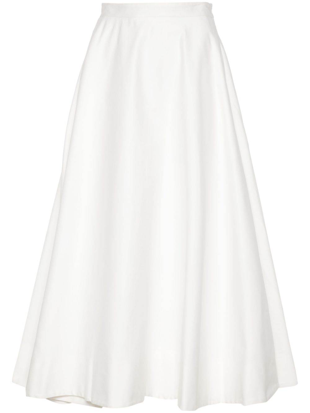 Blanca Vita Gengy flared midi skirt - White von Blanca Vita