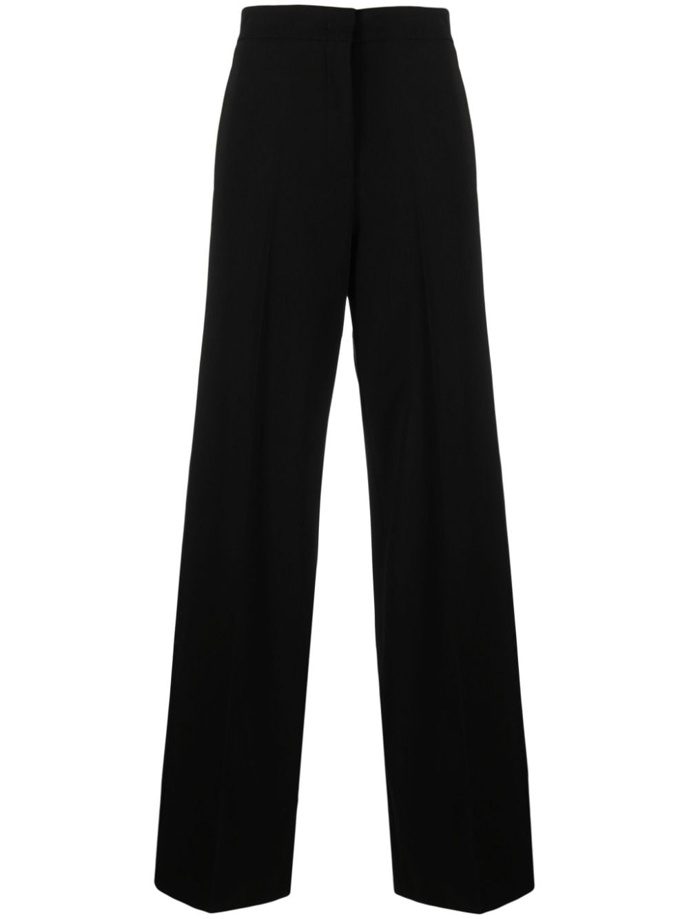 Blanca Vita Persea high-waisted palazzo trousers - Black von Blanca Vita