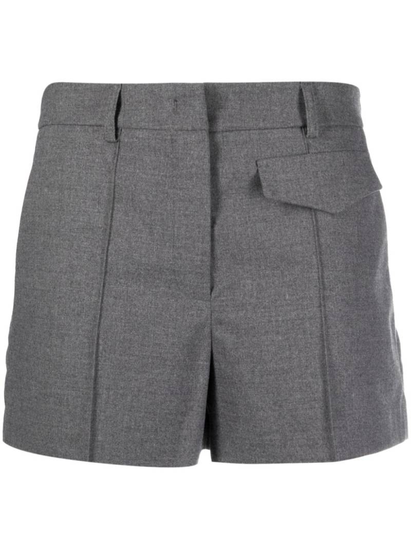 Blanca Vita Salicaria mid-rise shorts - Grey von Blanca Vita