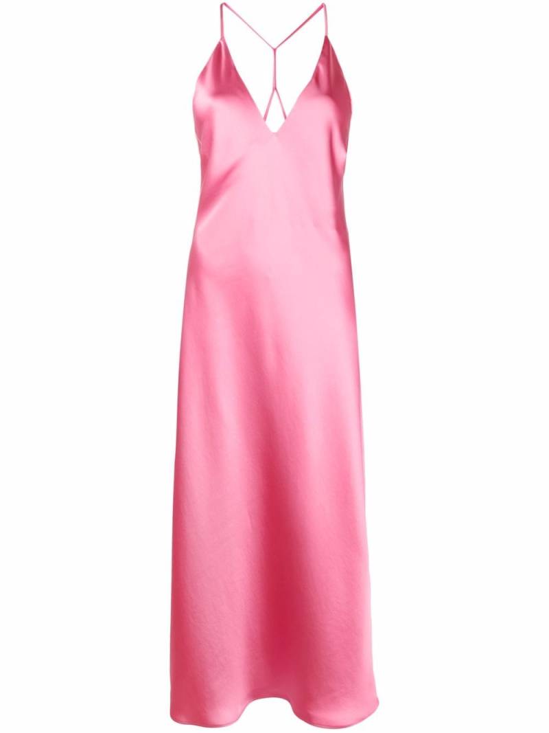 Blanca Vita V-neck stappy dress - Pink von Blanca Vita