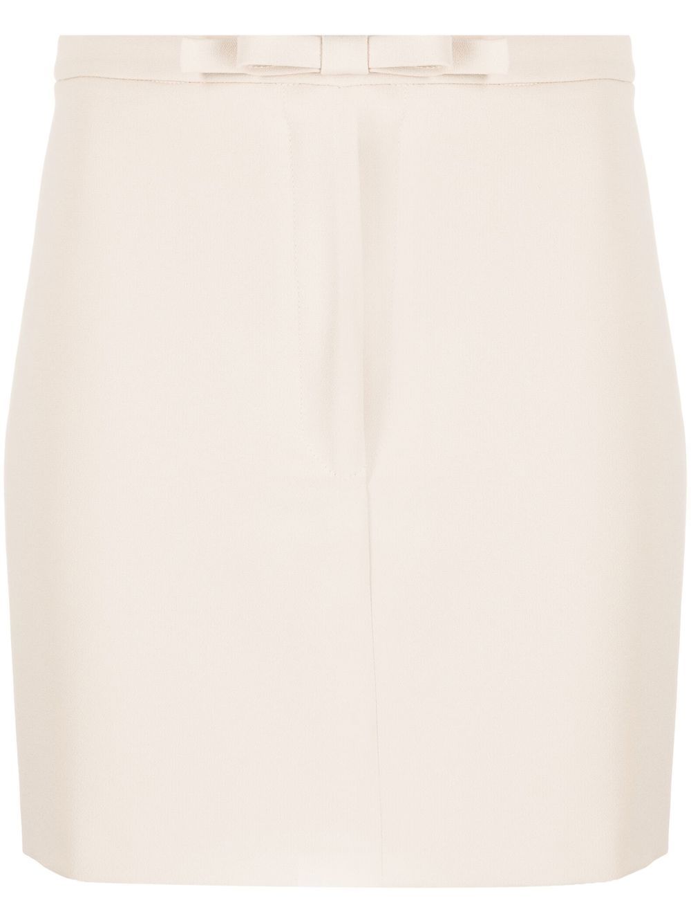 Blanca Vita bow-detail skirt - Neutrals von Blanca Vita