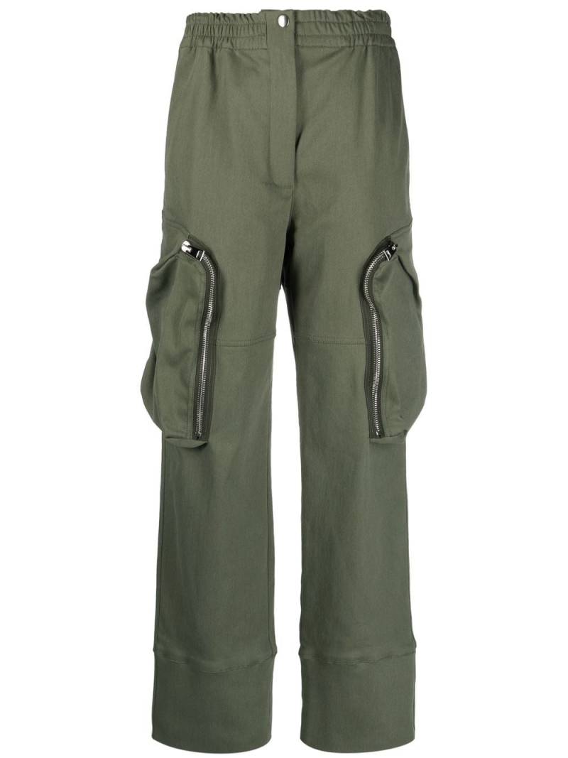 Blanca Vita cargo straight trousers - Green von Blanca Vita