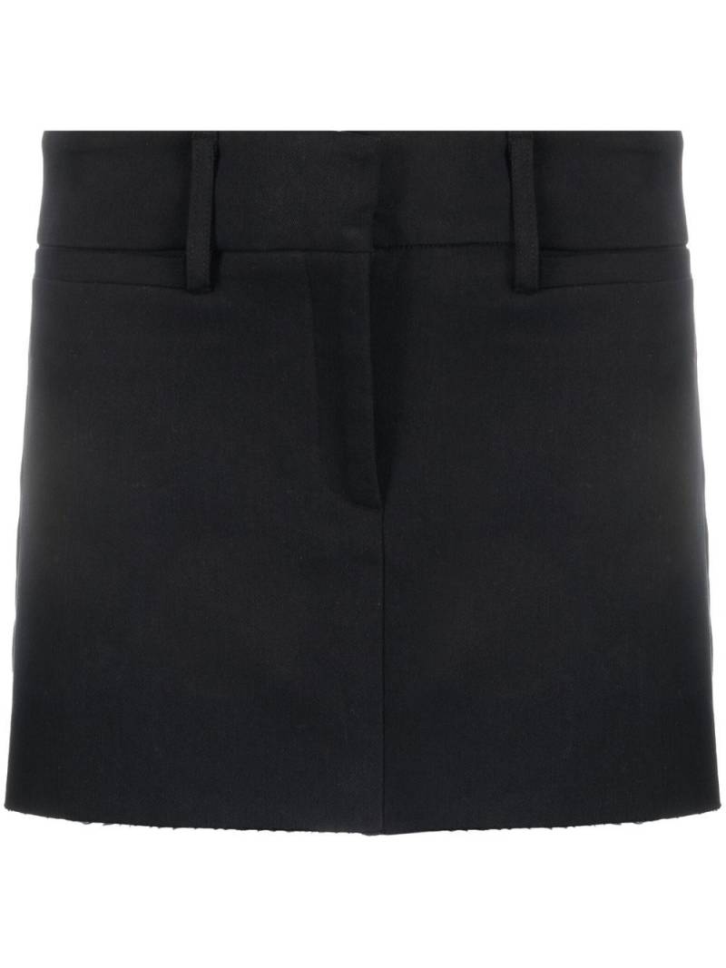 Blanca Vita cotton mini skirt - Black von Blanca Vita