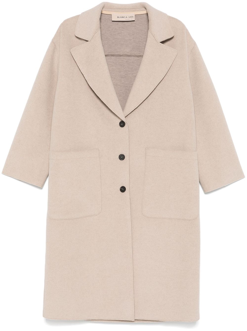 Blanca Vita felted coat - Neutrals von Blanca Vita