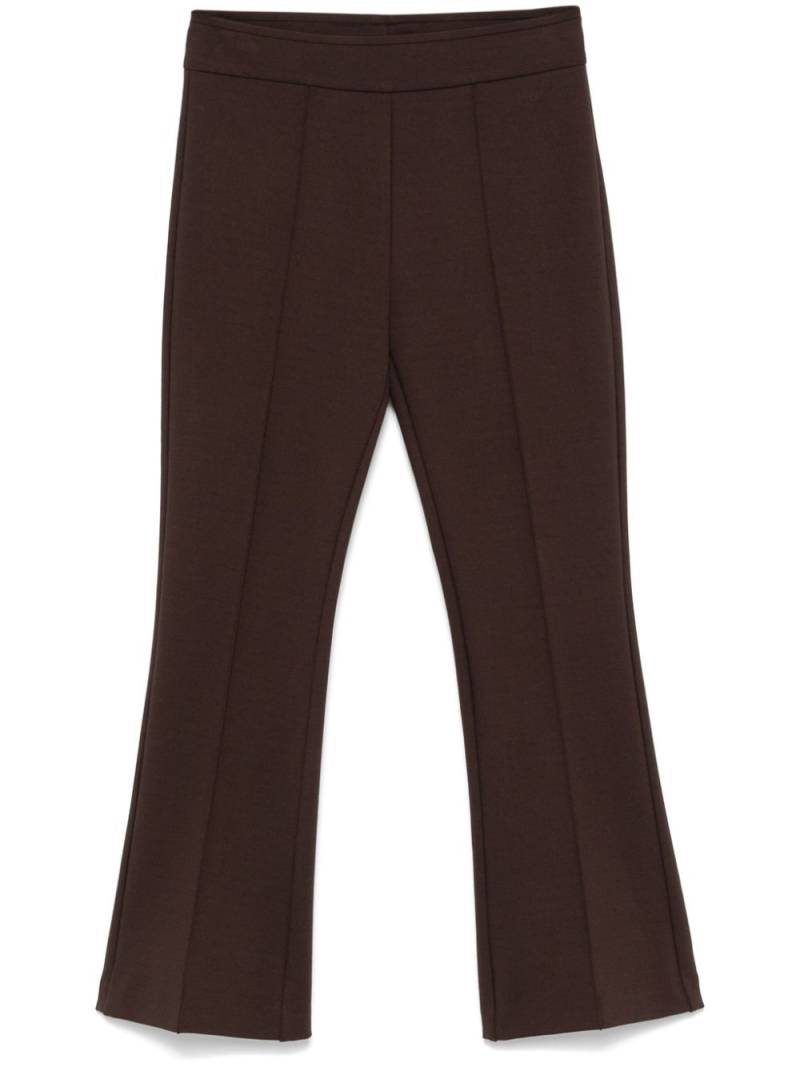 Blanca Vita flared trousers - Brown von Blanca Vita