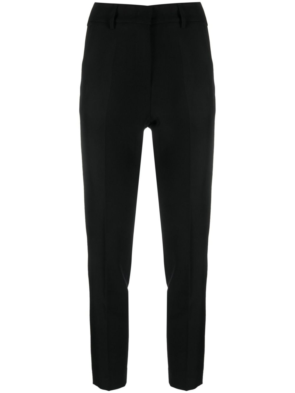 Blanca Vita mid-rise cropped trousers - Black von Blanca Vita