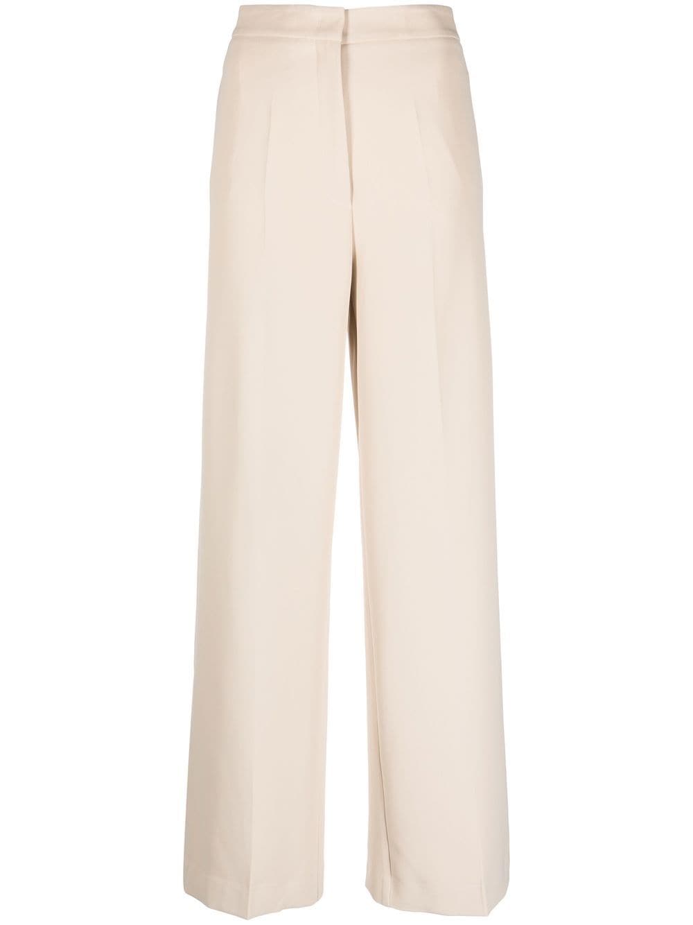 Blanca Vita overlapping-panel palazzo pants - Neutrals von Blanca Vita