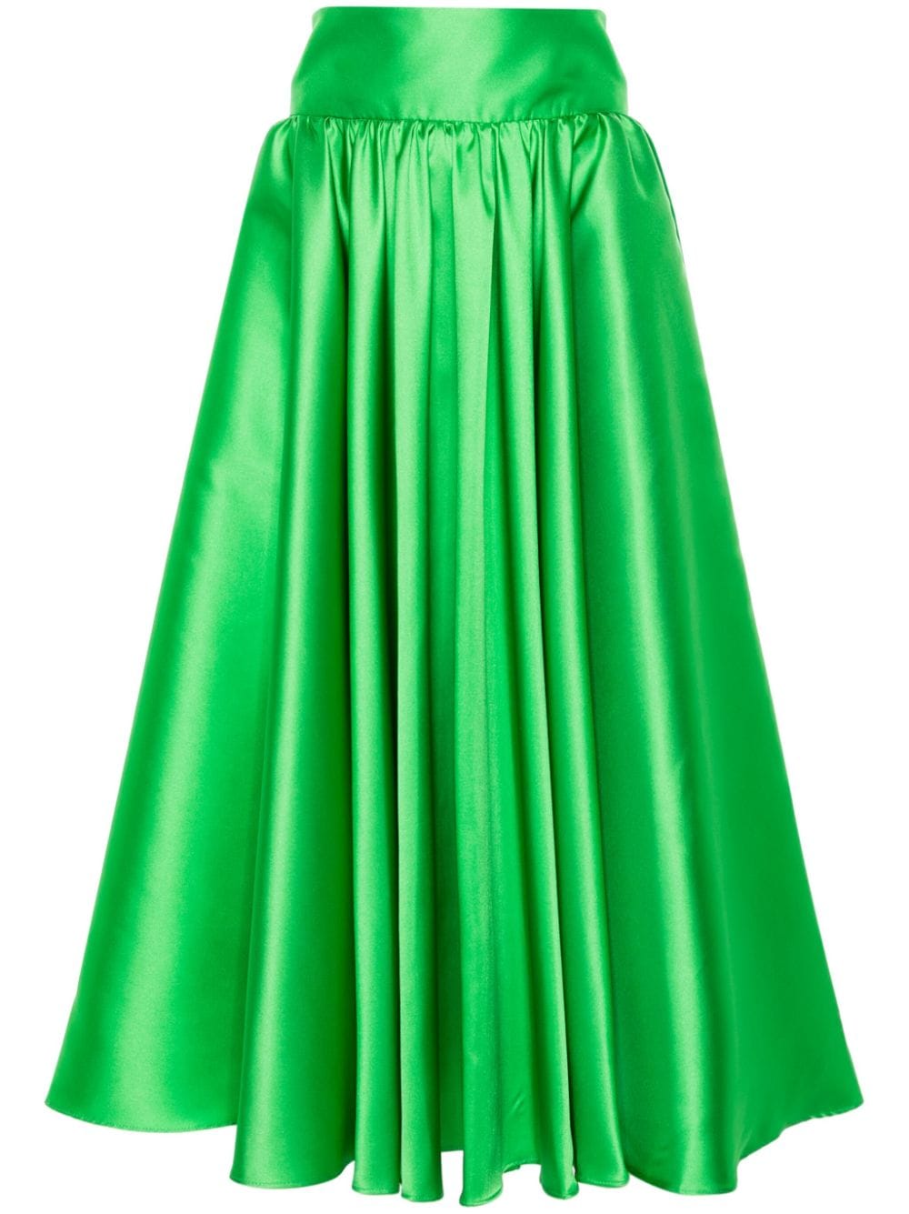 Blanca Vita peplum-hem A-line skirt - Green von Blanca Vita