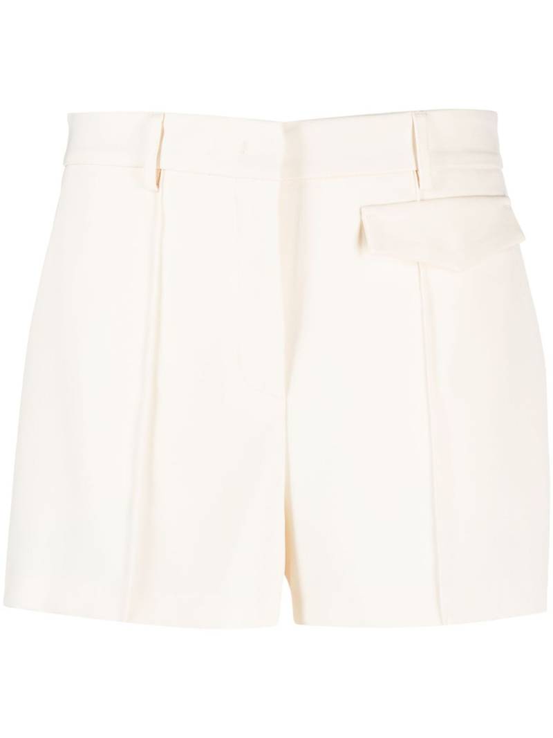 Blanca Vita pressed-crease short shorts - Neutrals von Blanca Vita