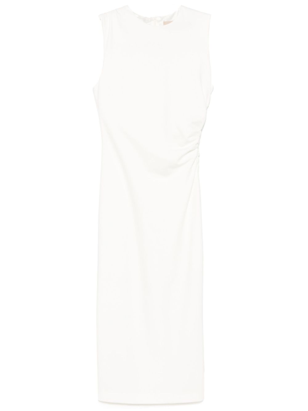 Blanca Vita ruched maxi dress - White von Blanca Vita