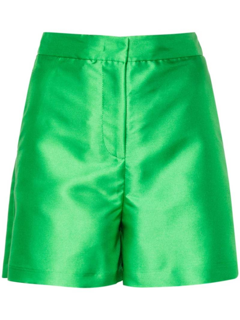 Blanca Vita satin short shorts - Green von Blanca Vita