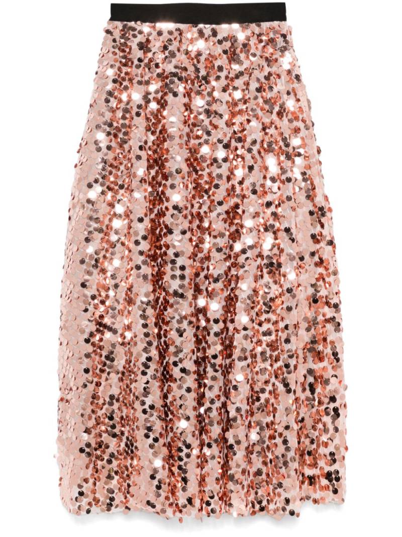 Blanca Vita sequinned midi skirt - Pink von Blanca Vita